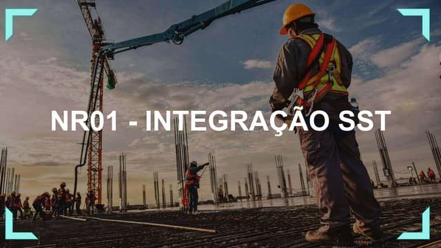 Integração de Segurança do Trabalho — NR-01 (Ordem de Serviço)